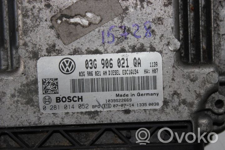 Volkswagen Golf Plus Sterownik / Moduł ECU 03G906021QA