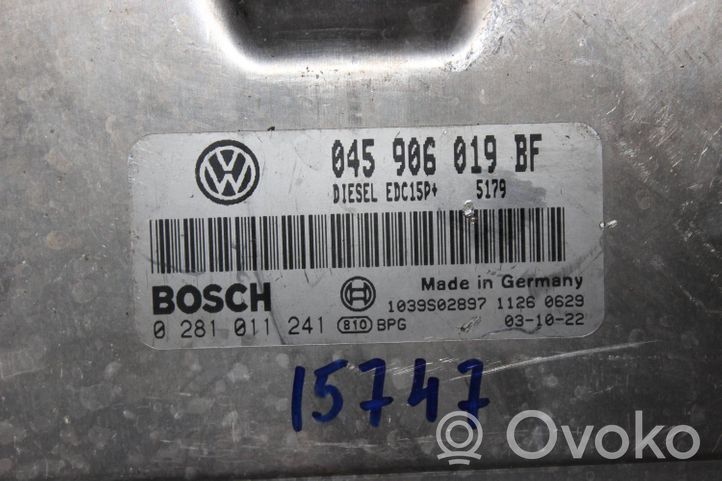 Volkswagen Polo Moottorin ohjainlaite/moduuli 045906019BF