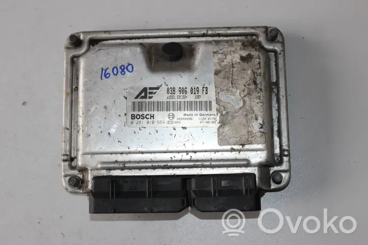 Seat Alhambra (Mk1) Calculateur moteur ECU 038906019FB