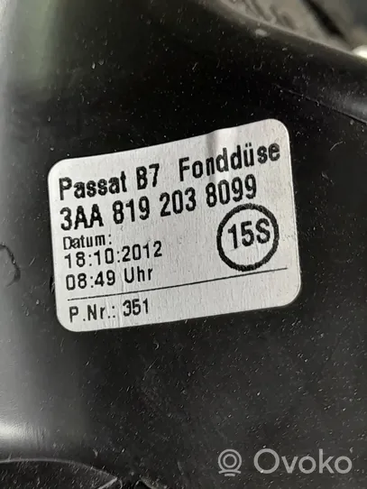 Volkswagen PASSAT B7 Grille d'aération arrière 3AA864298