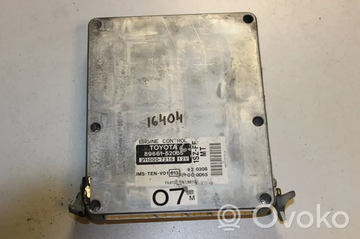 Toyota Yaris Sterownik / Moduł ECU 8966152065