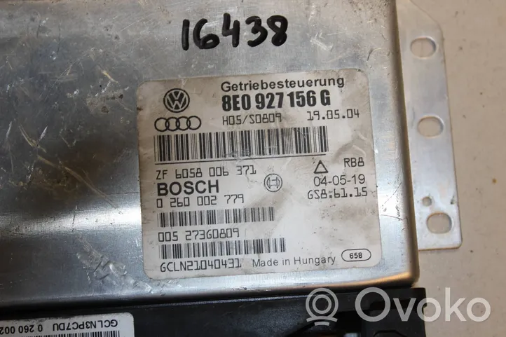 Audi A4 S4 B6 8E 8H Sterownik / Moduł skrzyni biegów 8E0927156G