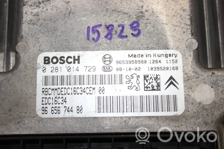 Citroen C4 Grand Picasso Sterownik / Moduł ECU 9665674480