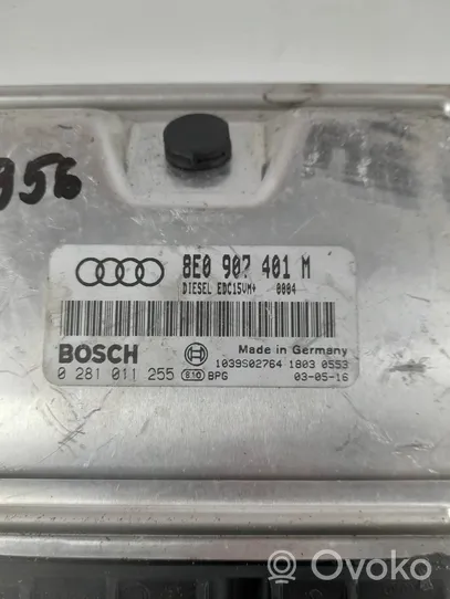 Audi A6 S6 C5 4B Moottorin ohjainlaite/moduuli 8E0907401M