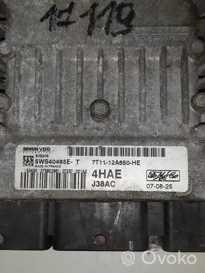 Ford Transit Sterownik / Moduł ECU 5WS40485E