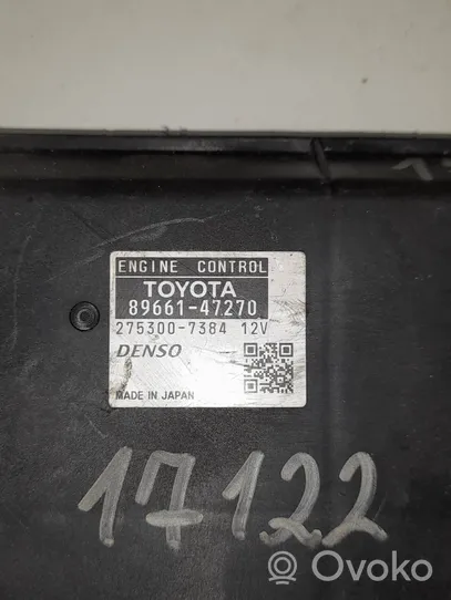 Toyota Prius (XW20) Centralina/modulo del motore 89661-47270