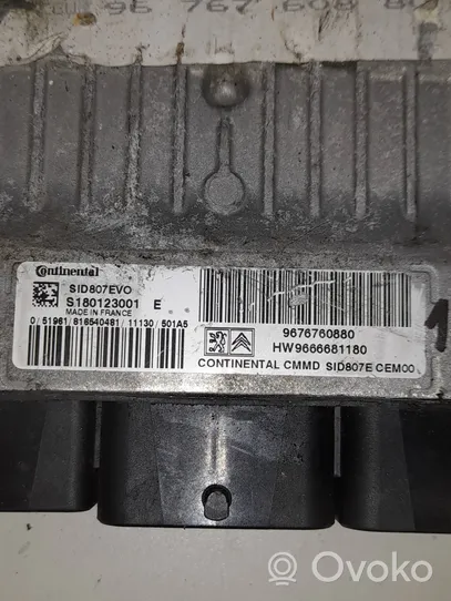 Peugeot 508 Sterownik / Moduł ECU HW9666681180