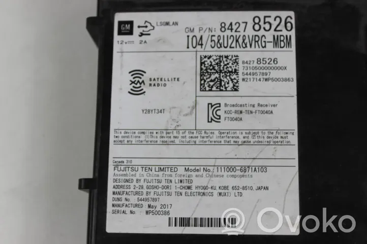 Opel Mokka X Other control units/modules 84278526