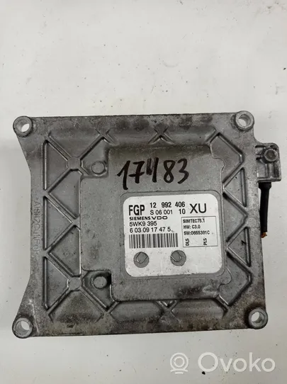 Opel Astra H Calculateur moteur ECU 12992406