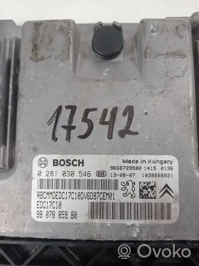 Citroen Berlingo Unidad de control/módulo del motor 9807885980