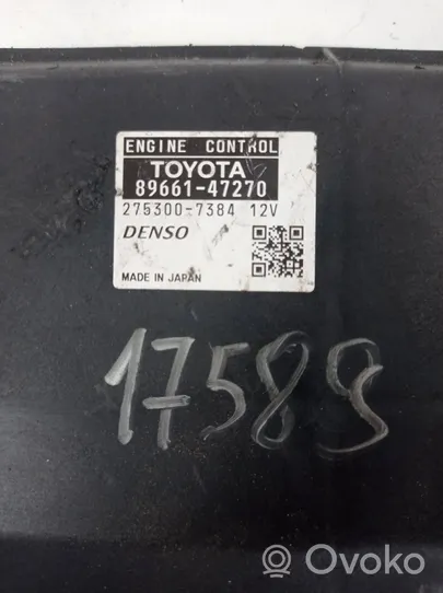 Toyota Prius (XW20) Centralina/modulo del motore 89661-47270