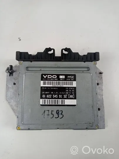 Mercedes-Benz A W168 Calculateur moteur ECU 0225459132