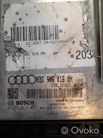 Audi A6 S6 C6 4F Блок управления двигателя 03G906016MH