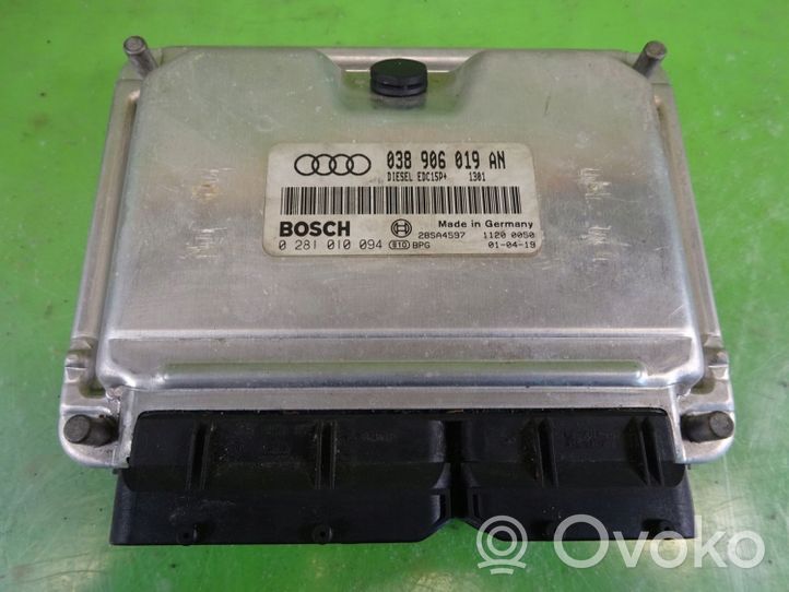 Audi A4 S4 B5 8D Centralina/modulo motore ECU 038906019AN