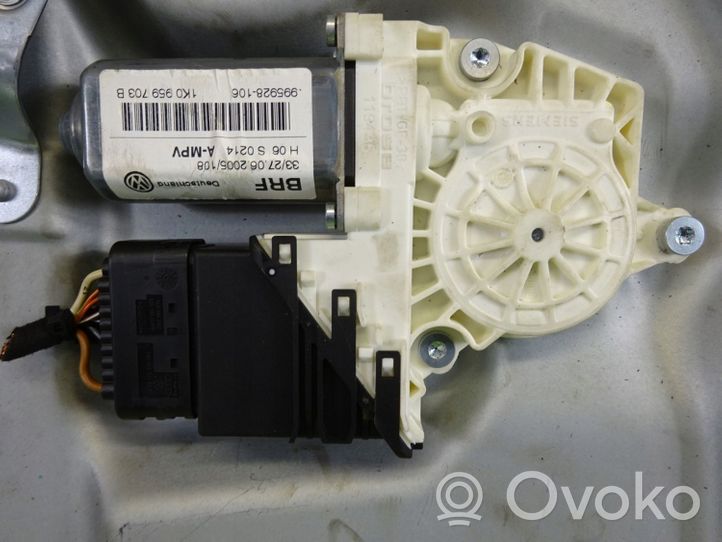 Volkswagen Touran I Elektryczny podnośnik szyby drzwi tylnych 1T0839729H