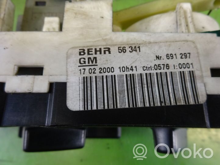 Opel Astra G Ilmastointi-/lämmityslaitteen säätimen kehys 90559839