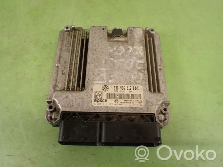 Seat Toledo III (5P) Galios (ECU) modulis 03G906016GJ 0281012221