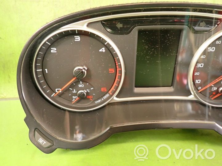 Audi A1 Compteur de vitesse tableau de bord 8X0920930J