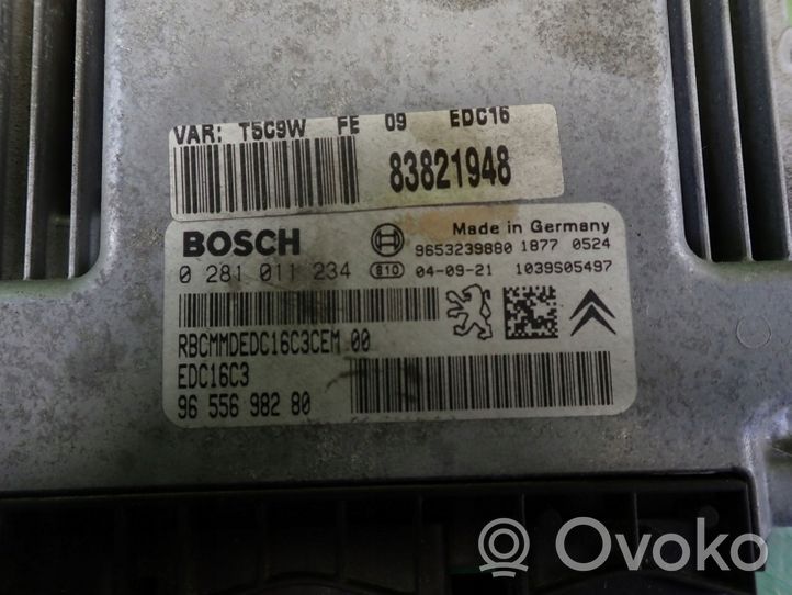 Peugeot 307 Unité de commande, module ECU de moteur 0281011234