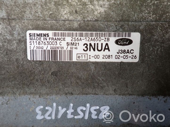 Ford Fiesta Komputer / Sterownik ECU silnika 