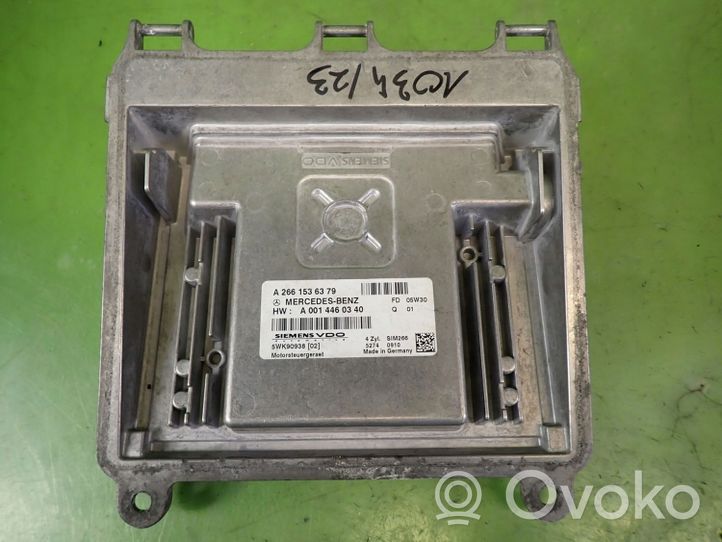 Mercedes-Benz A W168 Centralina/modulo motore ECU A2661536379