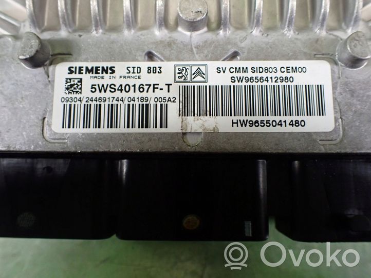 Peugeot 407 Centralina/modulo motore ECU HW9655041480