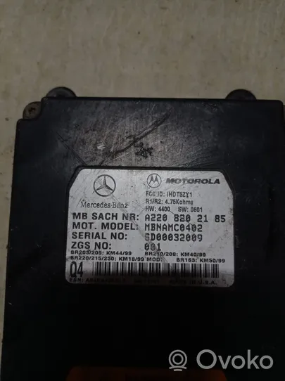 Mercedes-Benz S W220 Sterownik / Moduł sterujący telefonem a2208202185