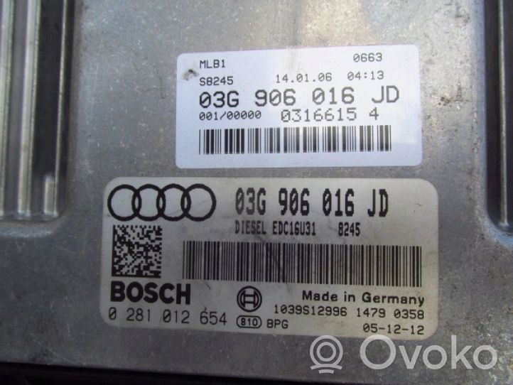 Audi A4 S4 B7 8E 8H Kit centralina motore ECU e serratura 