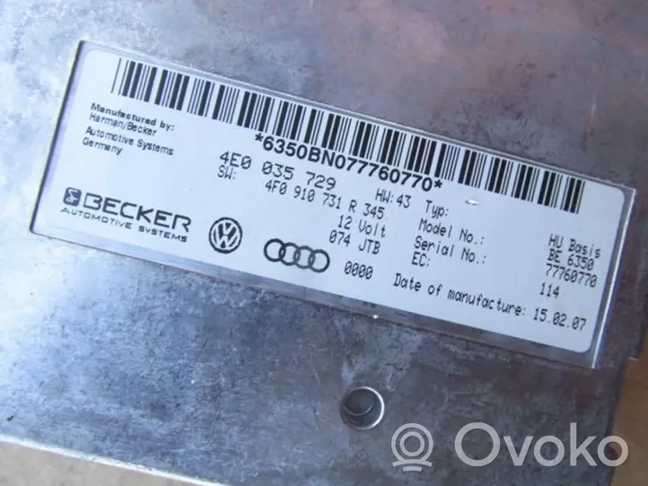 Audi A6 S6 C7 4G Multimedian ohjauslaite Audi