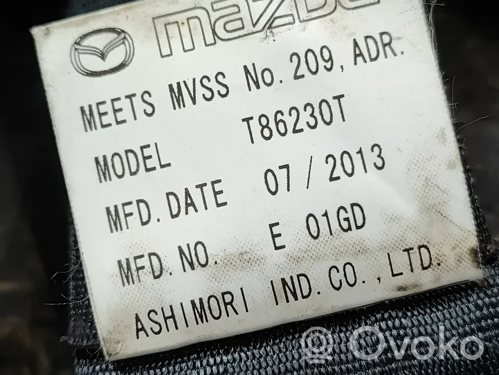 Mazda CX-9 Задний ремень безопасности T86230T