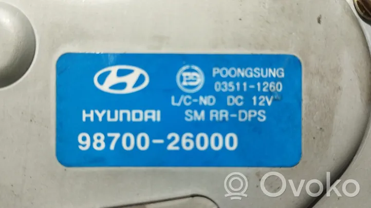 Hyundai Santa Fe Takalasinpyyhkimen moottori 