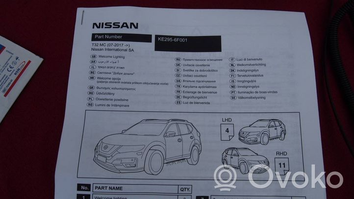 Nissan X-Trail T32 Juego de faro delantero/faro principal KE2956F001