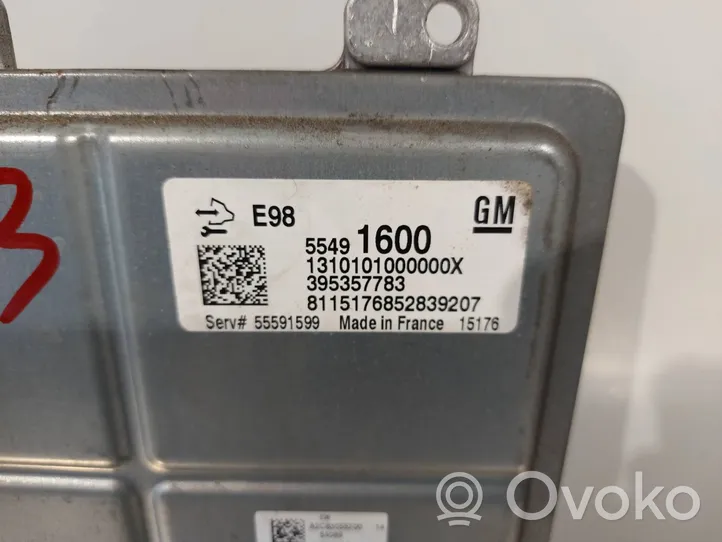 Opel Astra J Calculateur moteur ECU 55491600