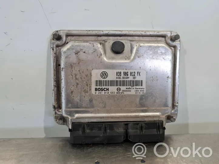 Seat Toledo II (1M) Sterownik / Moduł ECU 038906012FK