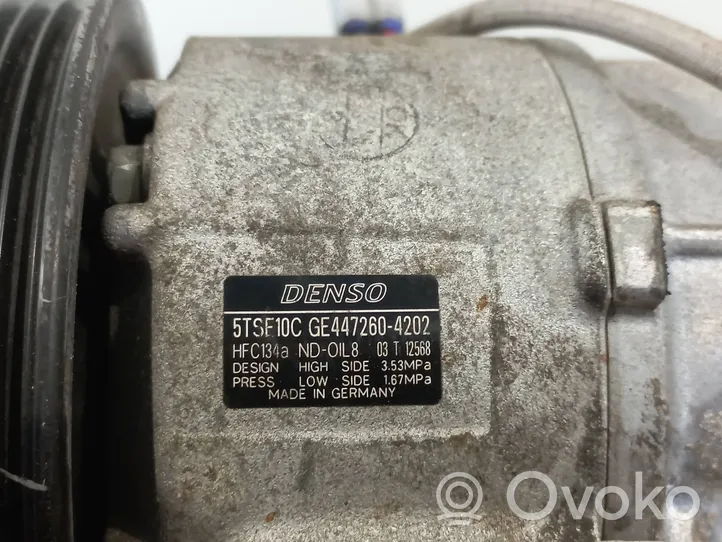 Toyota Yaris Kompresor / Sprężarka klimatyzacji A/C GE4472604202