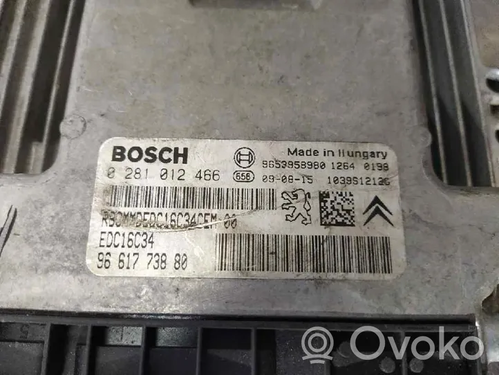 Citroen Xsara Picasso Calculateur moteur ECU 9661773880