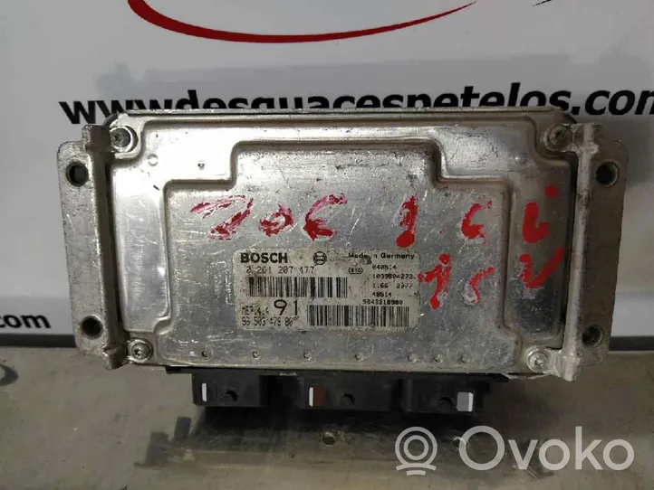 Peugeot 206 Sterownik / Moduł ECU 9650347980