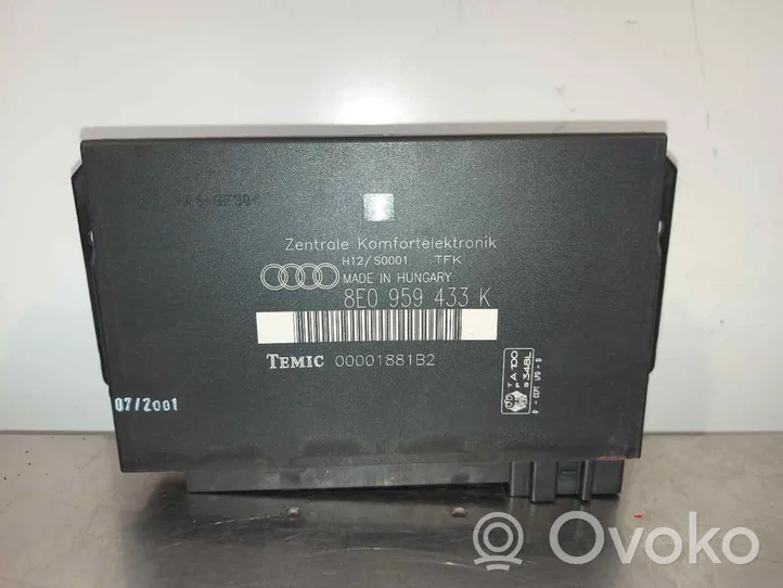 Audi A4 S4 B6 8E 8H Modulo comfort/convenienza 8E0959433K