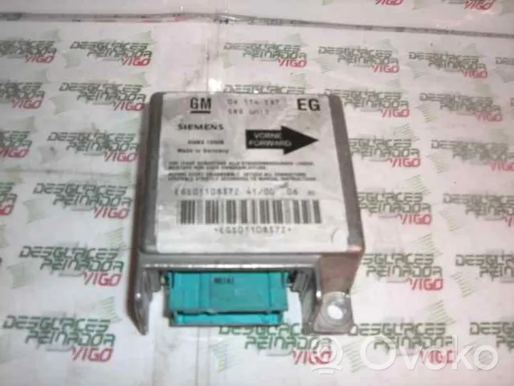 Opel Combo B Airbag control unit/module 09114587