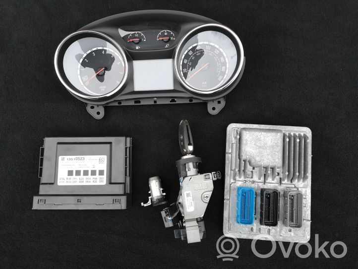 Opel Astra K Engine ECU kit and lock set 13510523