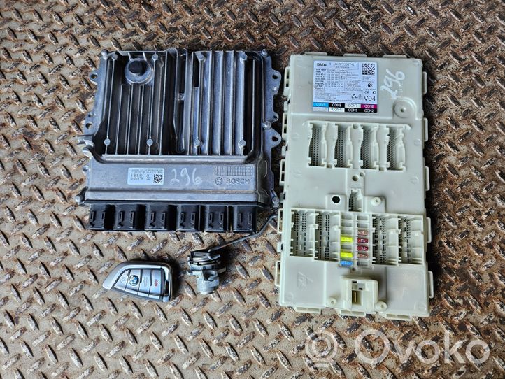 BMW 5 G30 G31 Kit centralina motore ECU e serratura 9894915