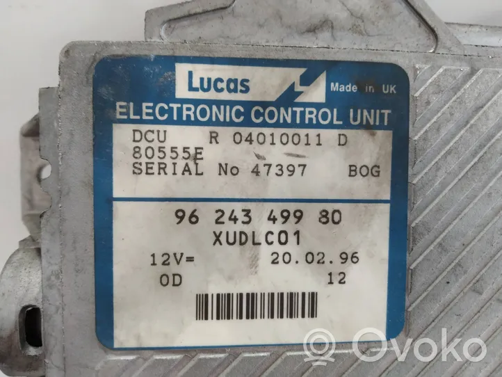 Peugeot 406 Calculateur moteur ECU 9624349980