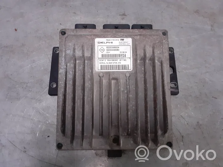 Renault Modus Moottorin ohjainlaite/moduuli 8200398934