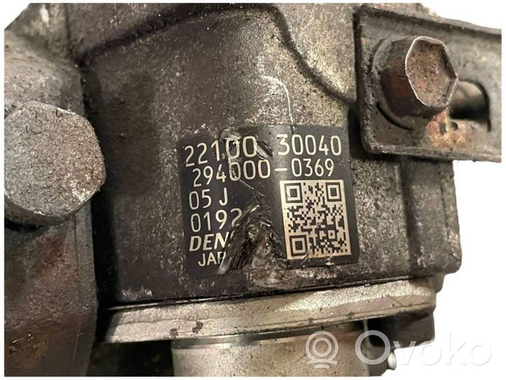 Toyota Land Cruiser (J120) Polttoaineen ruiskutuksen suurpainepumppu 2210030040