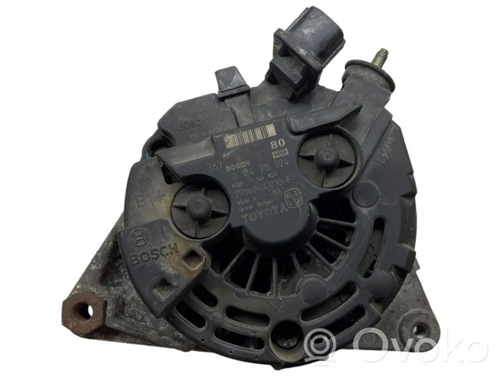 Toyota Corolla E120 E130 Generatore/alternatore 0124315024