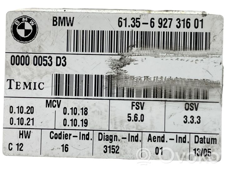 BMW 7 E65 E66 Istuimen säädön moduuli 6927316