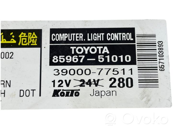 Lexus RX 300 Moduł poziomowanie świateł Xenon 8596751010