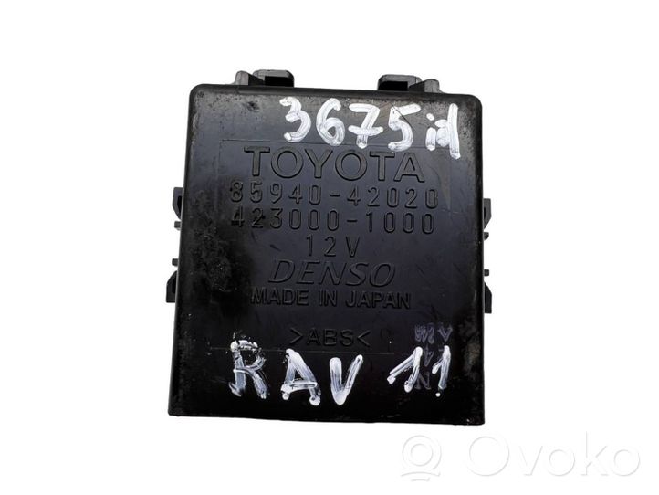 Toyota RAV 4 (XA30) Moduł / Przekaźnik wycieraczek 8594042020