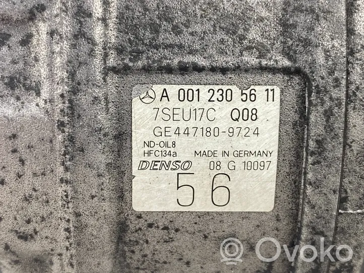 Mercedes-Benz C W203 Compressore aria condizionata (A/C) (pompa) A0012305611