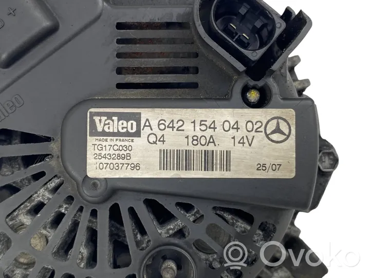 Mercedes-Benz CLS C219 Generatore/alternatore A6421540402